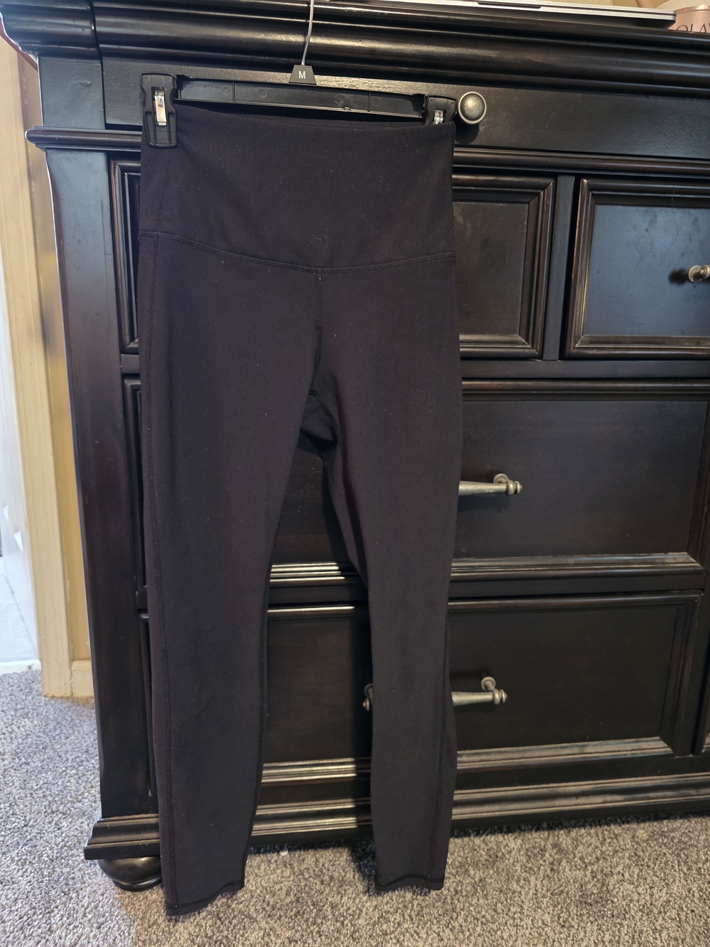High-Rise Black Active Joggers for Women